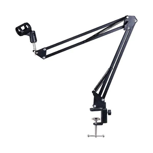 Suporte Articulado Para Microfone, Tablet e Celular Estúdio Mesa Ajustável - Lehmox - Foto 3