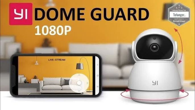 Câmera de Segurança Wi-Fi YI Dome Guard 1080P