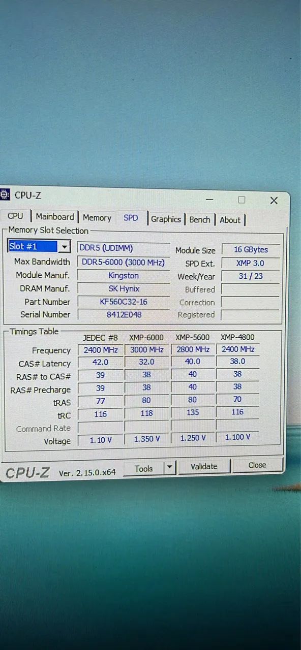 Fury Renegade DDR5 6000mhz
