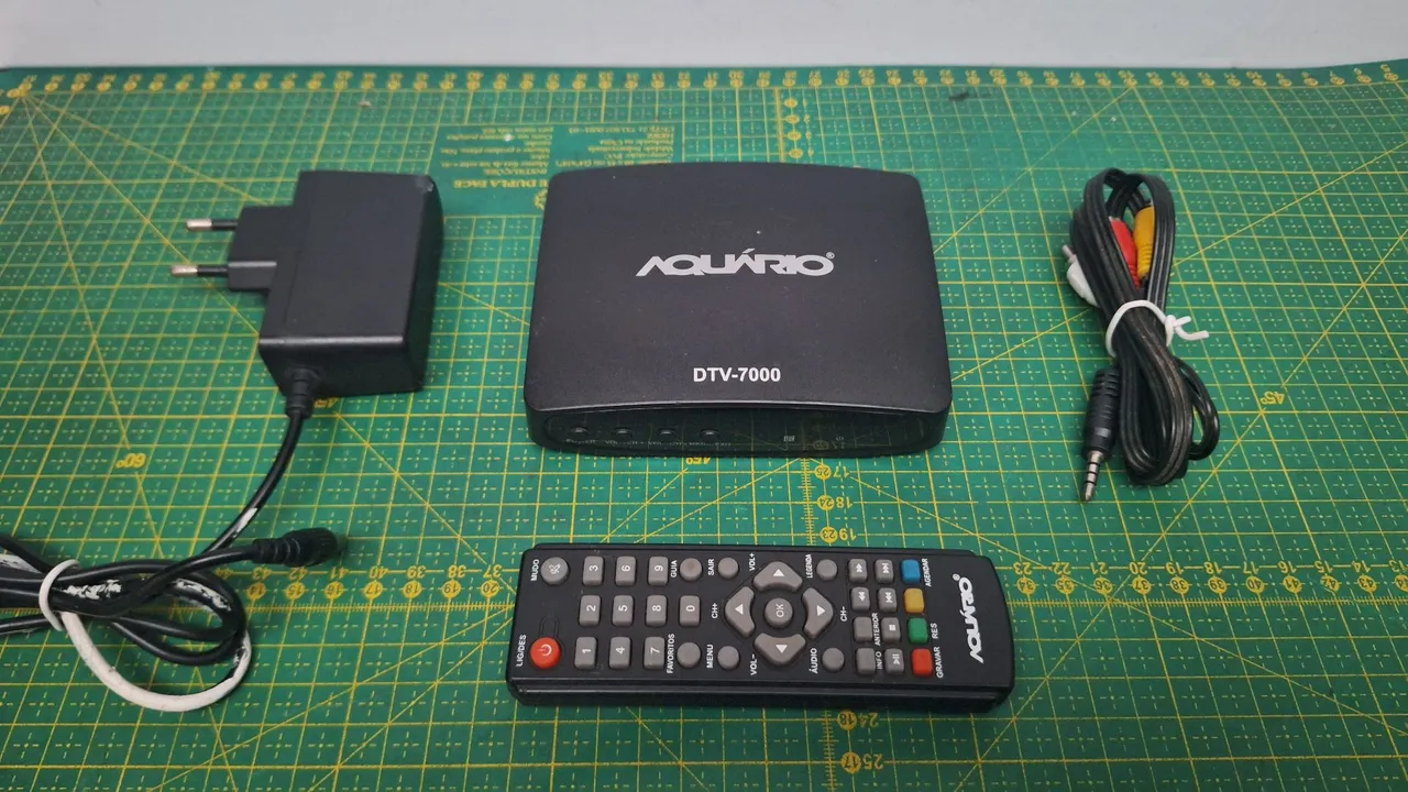 Conversor Digital Aquário DTV-7000 Completo