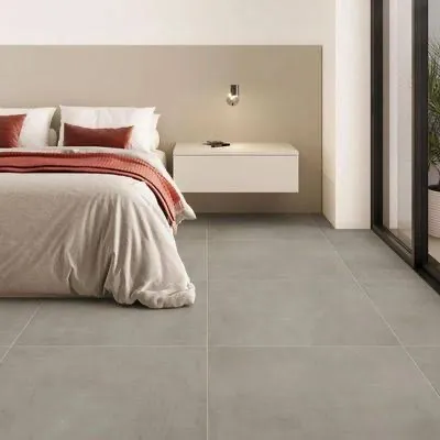 16.M2 PORCELANATO ELIANE ACETINADO E RETIFICADO MODELO: MUNARI CONCRETO MEDIDA: 90X90
