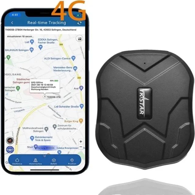 Rastreador veicular TK905 sem fio com ímã já configurado e com chip TOP - Foto 4
