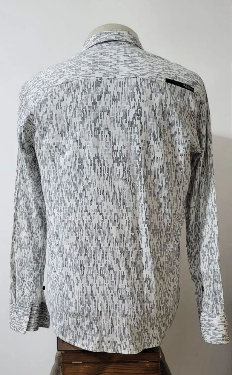 camisa estampada prefixo Tam M - Foto 3