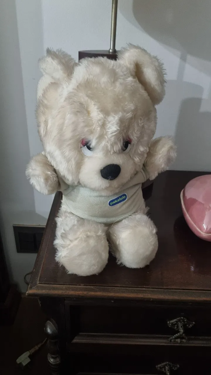 Antigo Boneco Urso de Pelucia Pakalolo - Item raro para Colecionadores