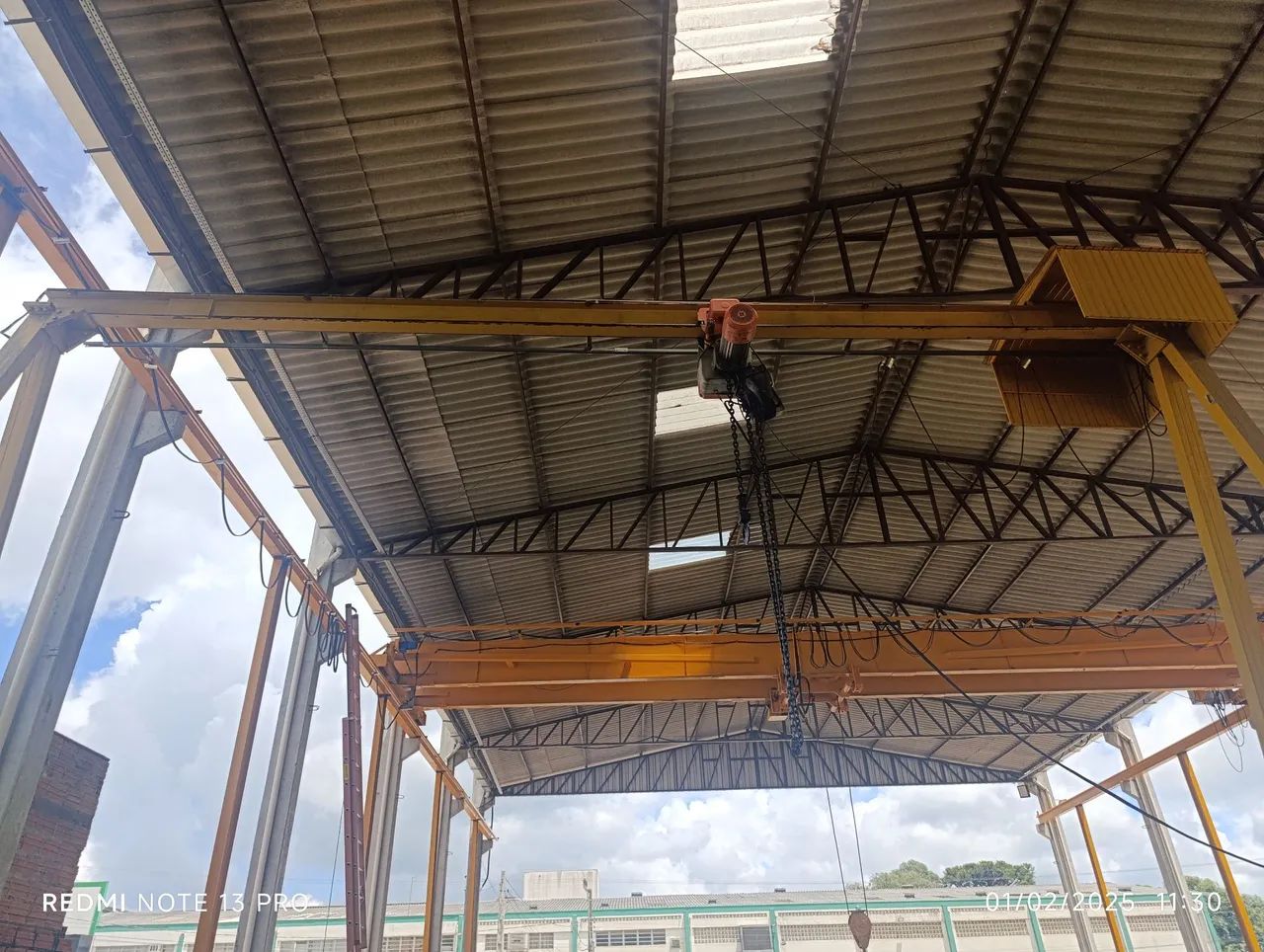 Pórtico c/ Talha de corrente 3 Ton. CSM - Foto 3