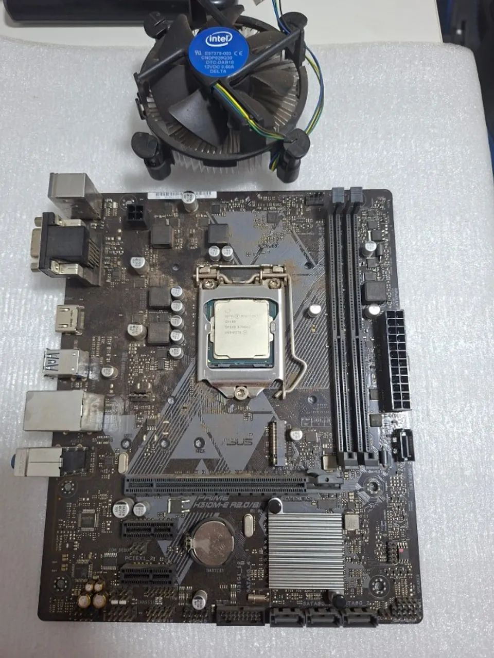 KIT Placa mãe H310M-E + Processador Petium G5400 - SEM ESPELHO
