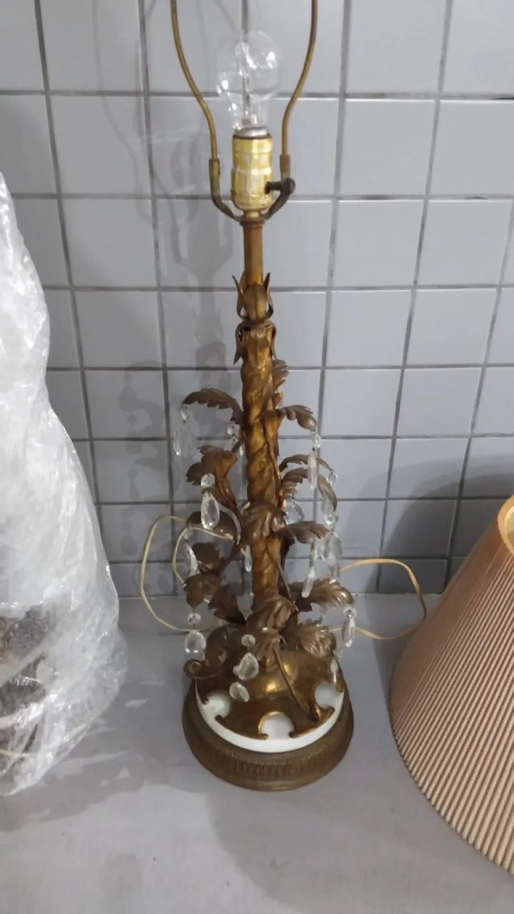 Abajur Estilo Barroco Par - Foto 2