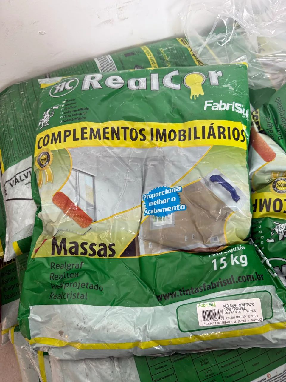 Massa para grafiato verde escuro - Foto 3