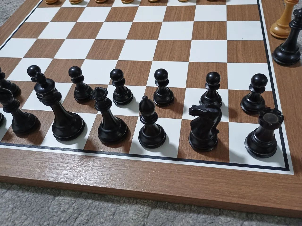 Jogo de Xadrez de Madeira Reykjavik 1972 - Foto 5