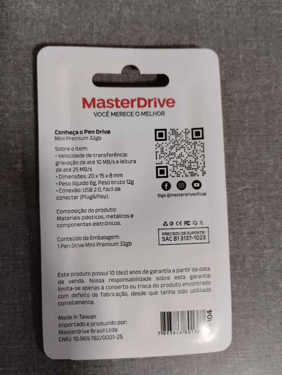 Pen Drive Master Drive 32GB Mini Premium - Foto 2
