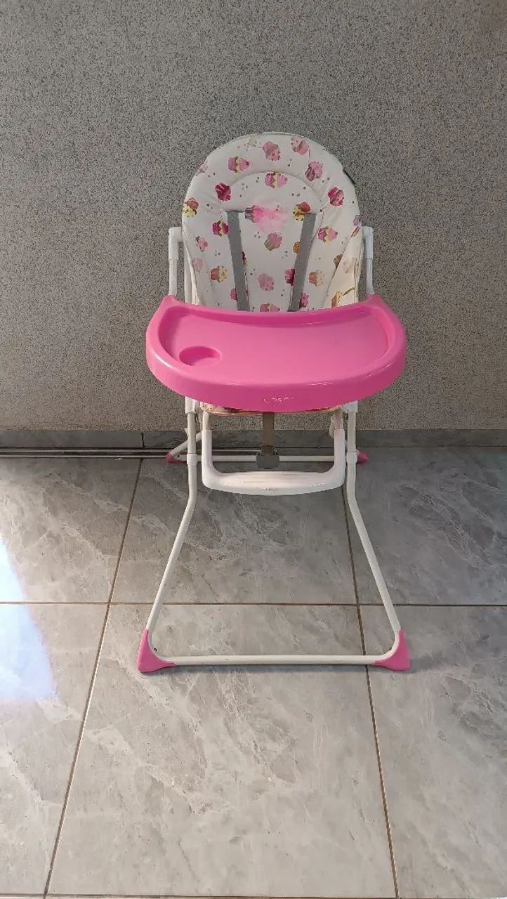 Cadeirinha de Alimentação Cosco rosa Banquet Cupcake 