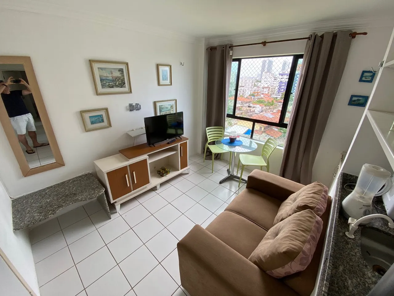 Apartamento 1 quarto na Beira Mar de Candeias