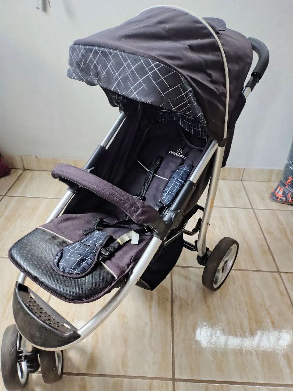 Carrinho bebe Galzerano 3 rodas - Foto 4