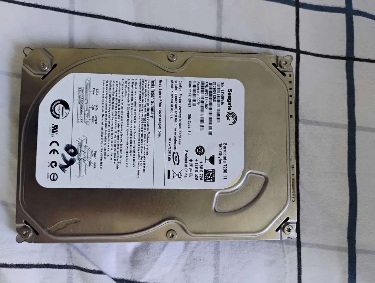 HD 160GB SATA + Memória 