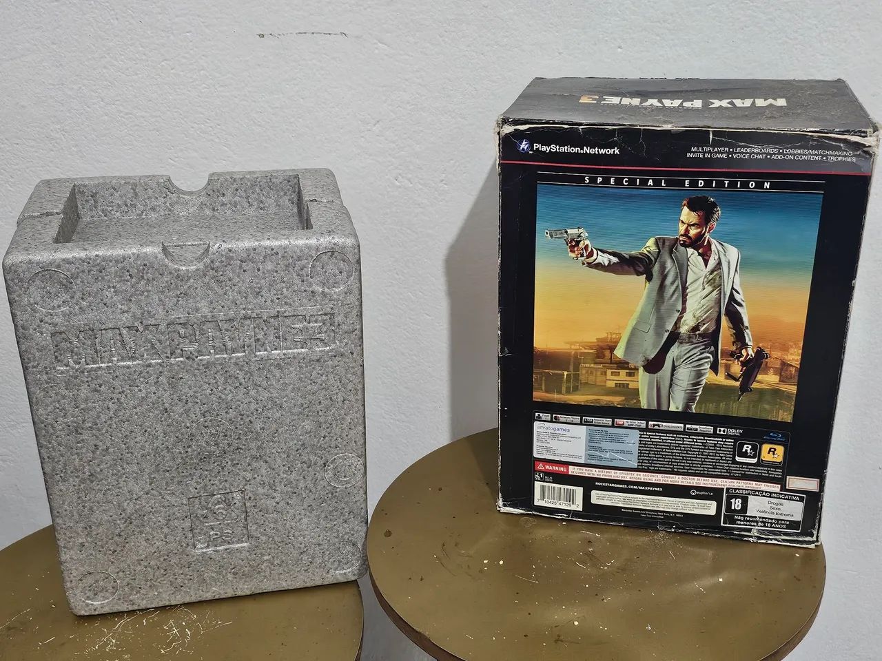 EDIÇÃO ESPECIAL MAX PAYNE3 PARA COLECIONADORES SEM BONECO SO A CAIXA - Foto 4