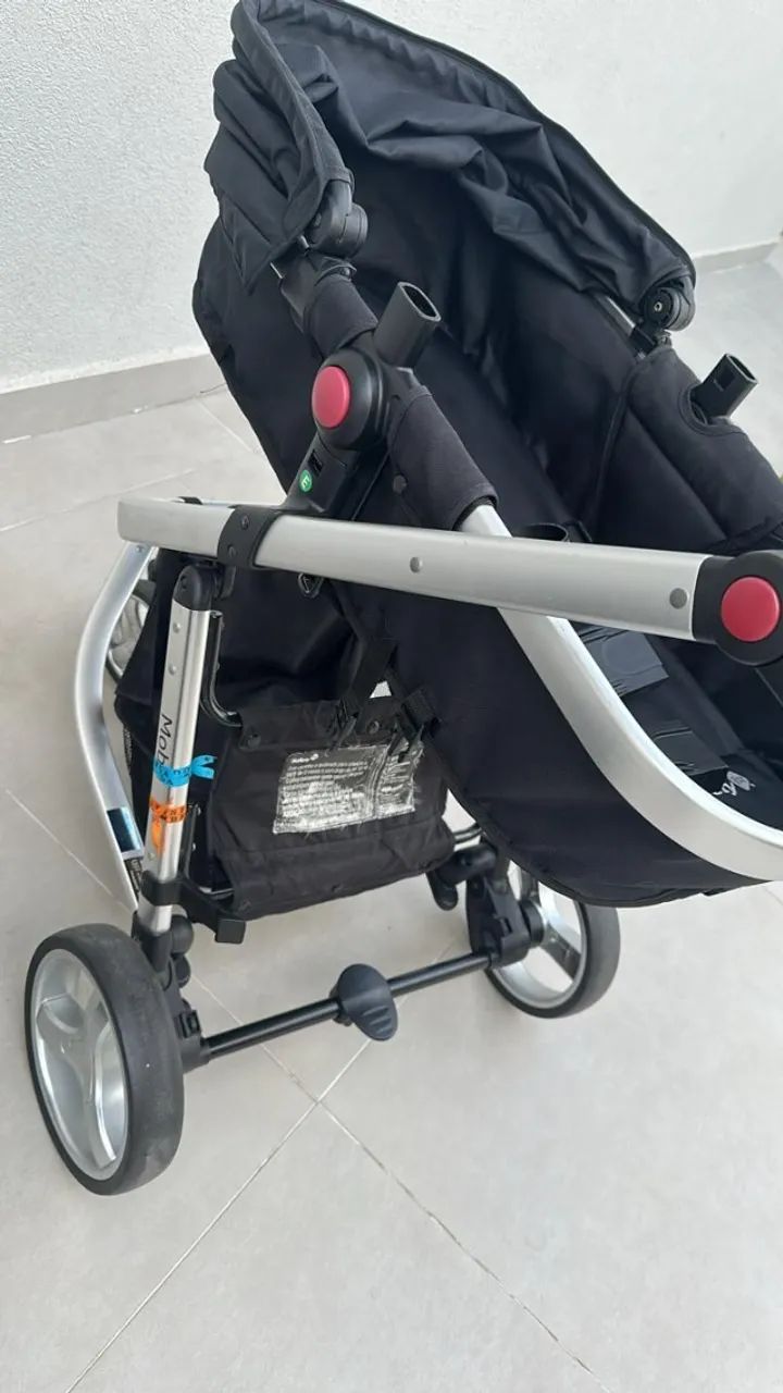 Carrinho de Bebê com Bebê Conforto Safety 1st - Travel System Mobi 0 a 15kg - Foto 3