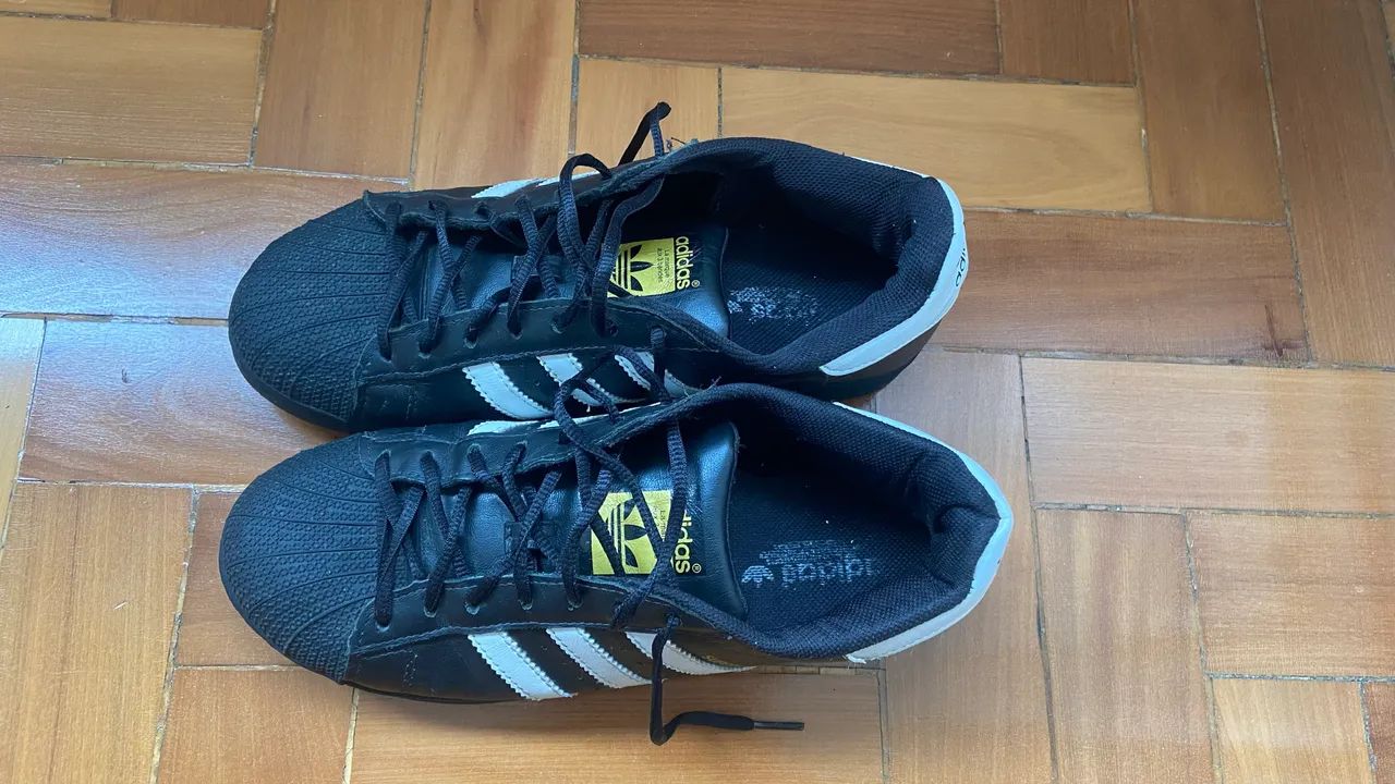 Adidas Superstar preto - Foto 4