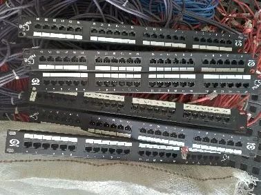 Patch panel CAt 5 e Cat 6,24 portas com cords de ate 7 metros,td Furukawa.Patch panel CAt