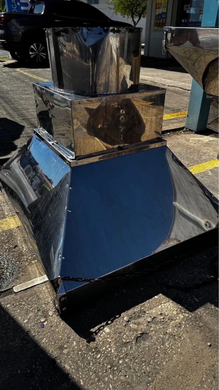 Coifa inox com coletor de gordura  - Foto 6