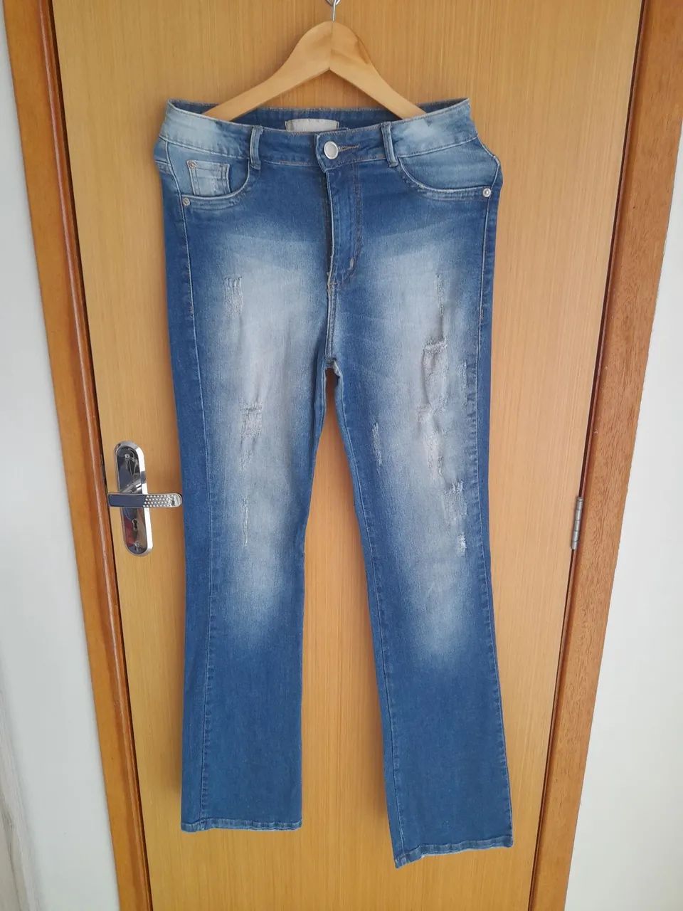 Calça Jeans Azul Claro Flare