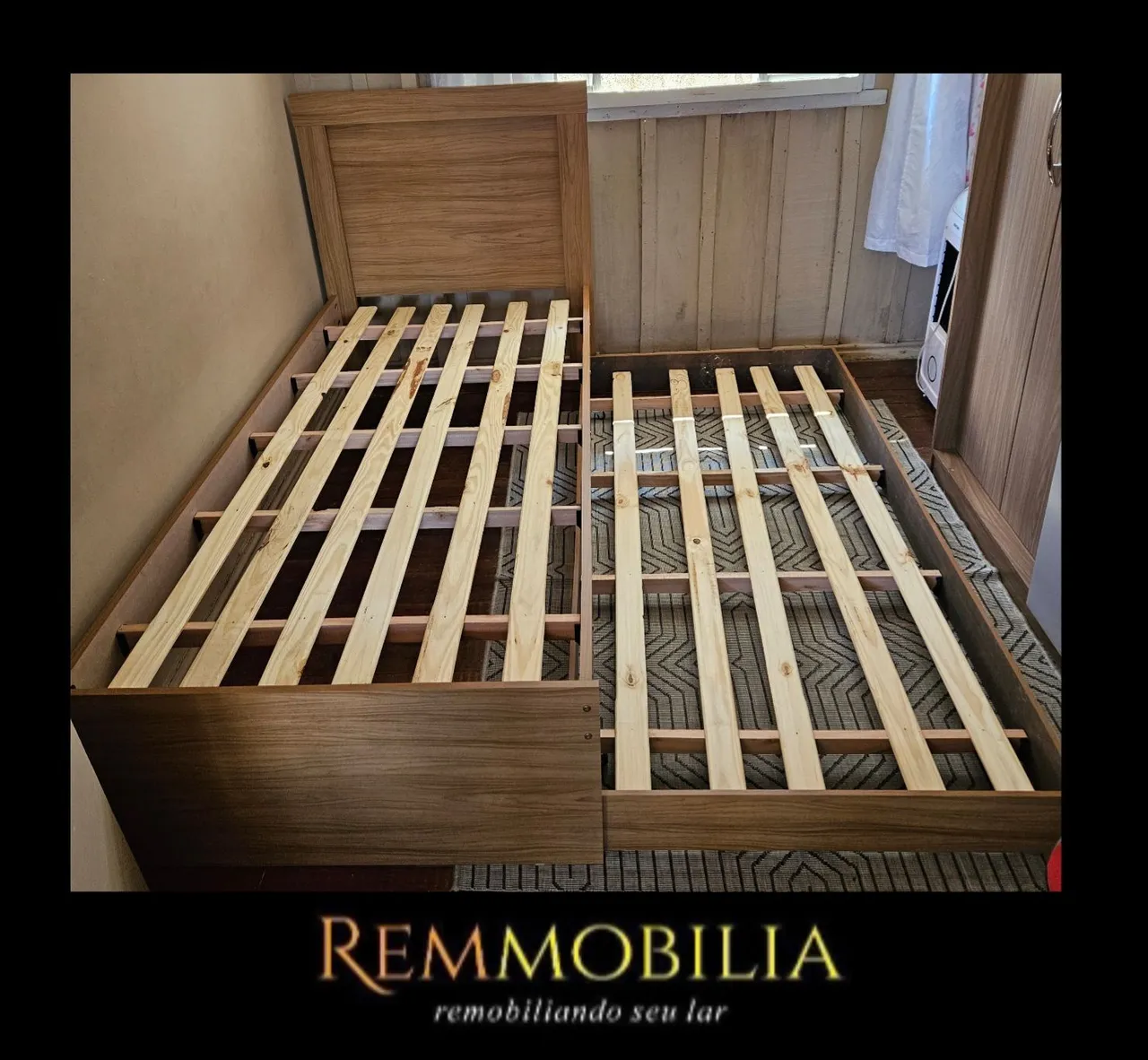CAMA + AUXILIAR NOVO - ENTREGAMOS MONTADO