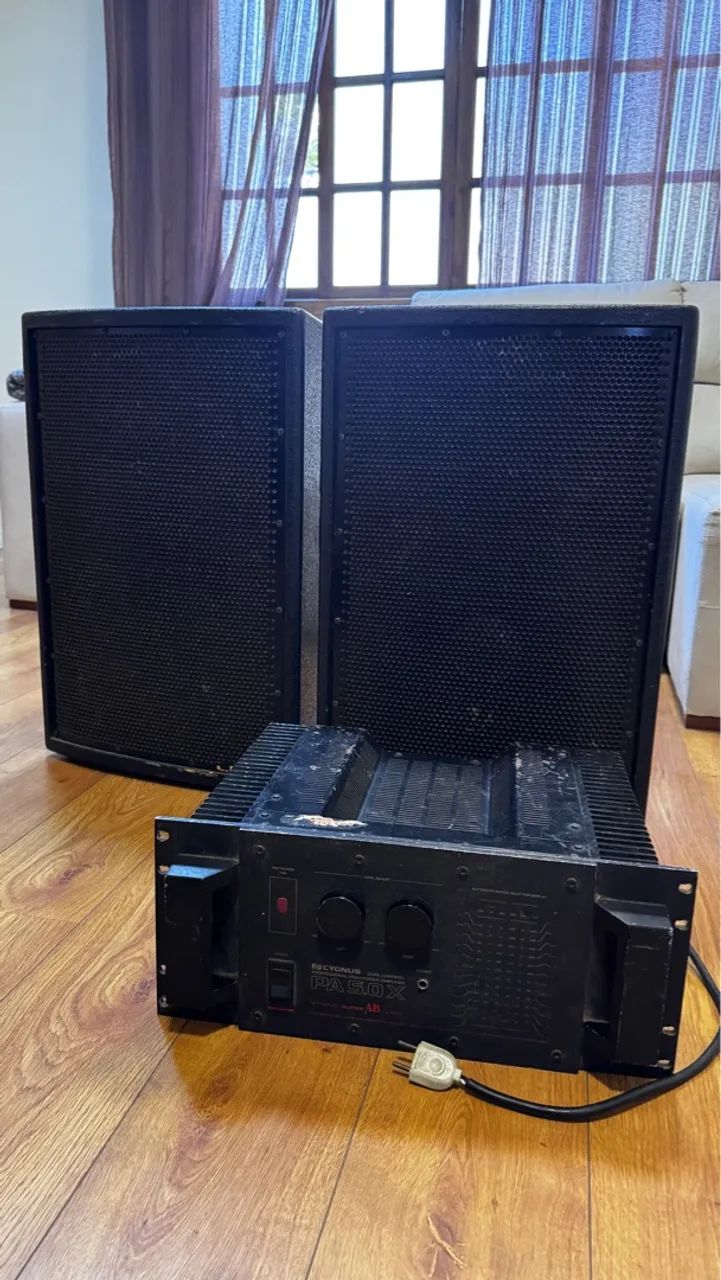 Amplificador de Som Cygnus PA 5.0x Alto Desempenho para Dj - Foto 4