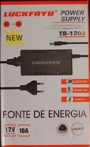 Fonte Chaveada 12v 10a 120w Selada Plug P4 Universal Nominal