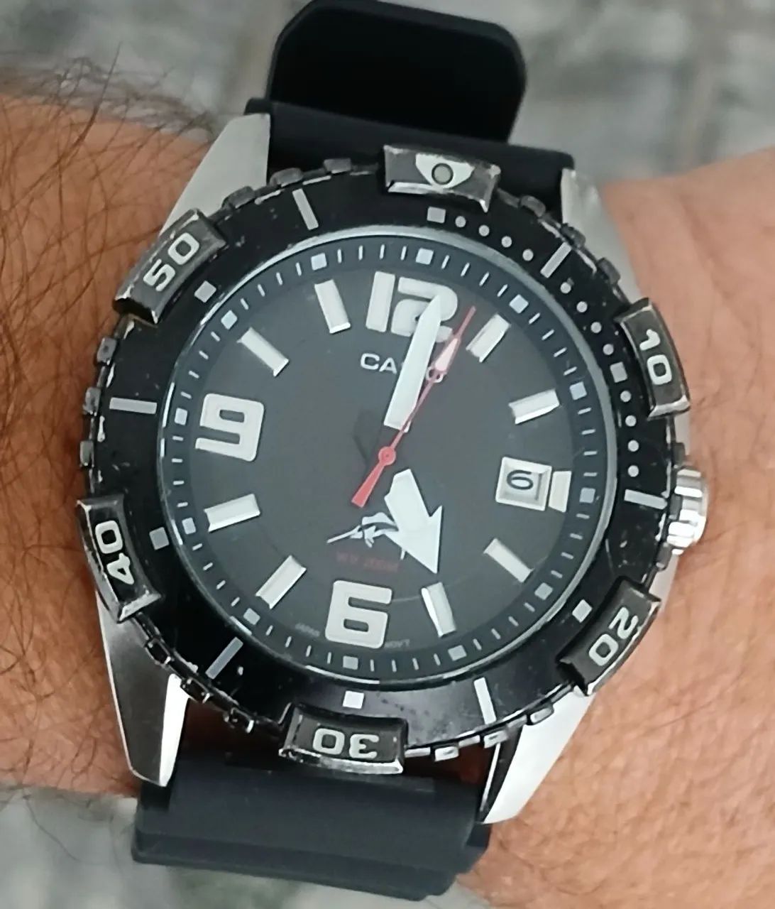 Relógio antigo Casio Merlin diver 200m raridade item de coleção  - Foto 2