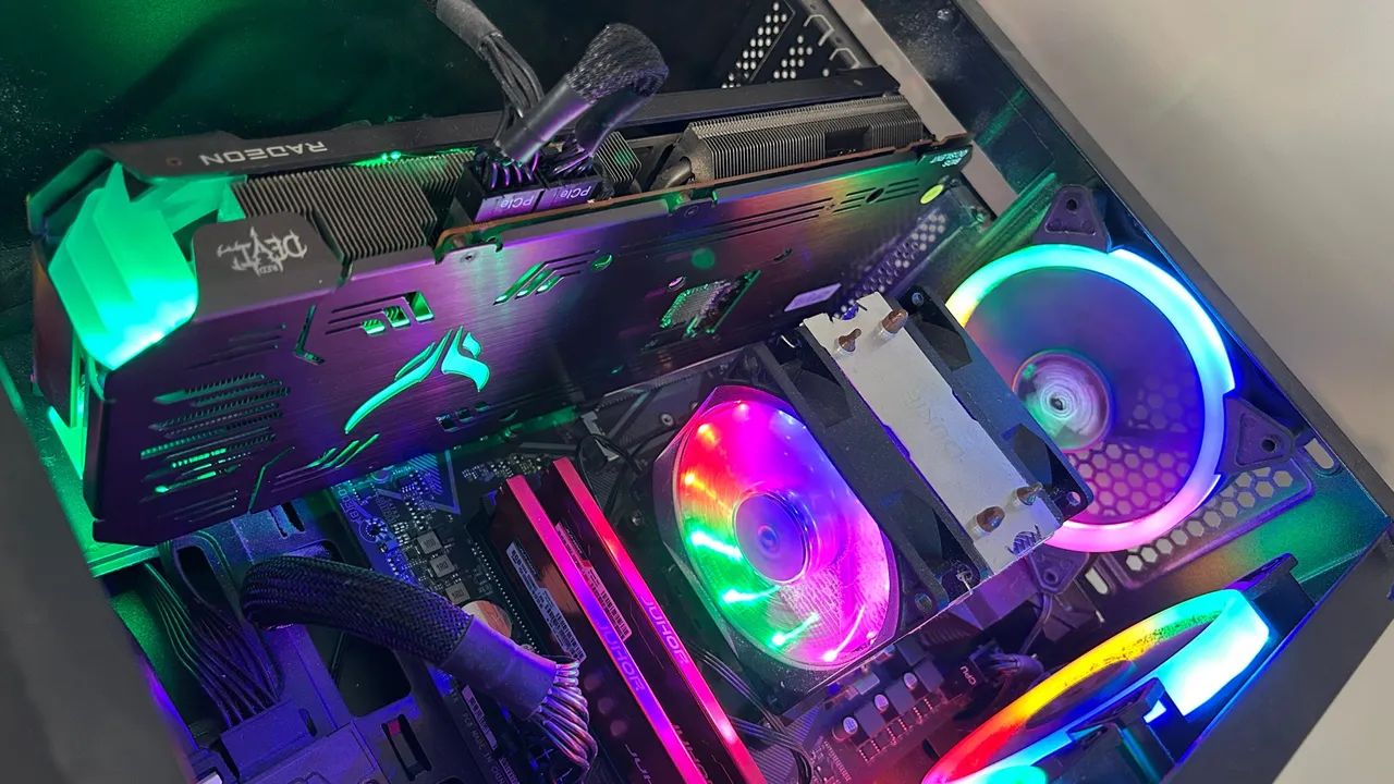 Rx 6700 xt 12gb -  Red Devil Power Collor  - Foto 2