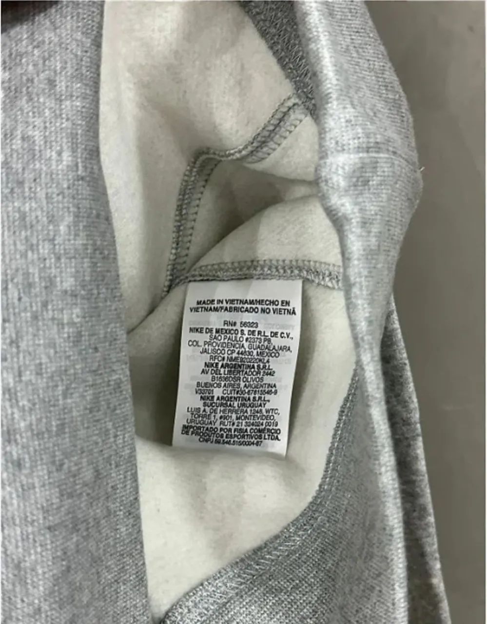Moletom Nike Cinza - Tamanho GG - Foto 3