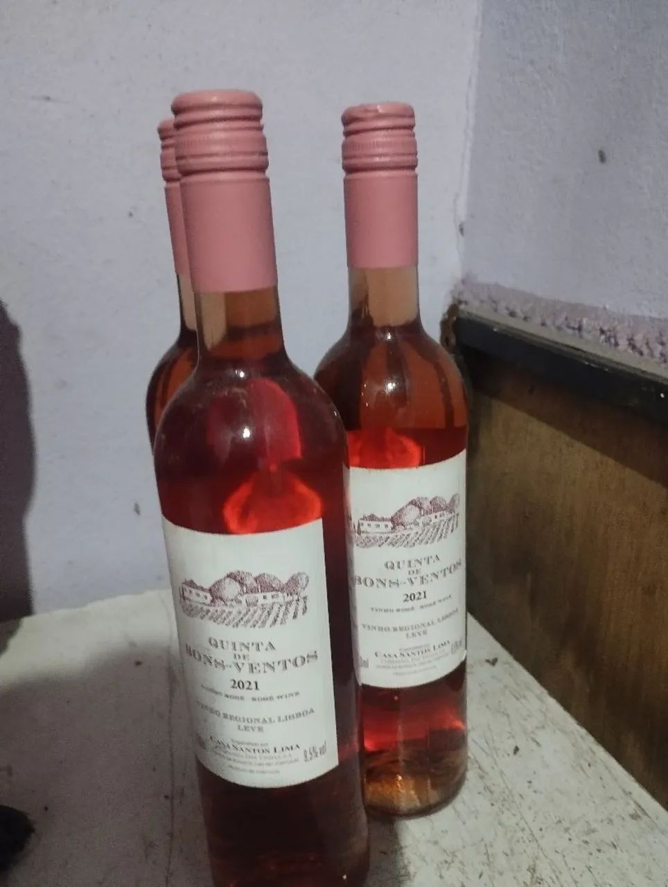 3 Garrafas de Vinho Tinto Quinta de Bons Ventos 2021 - Foto 2