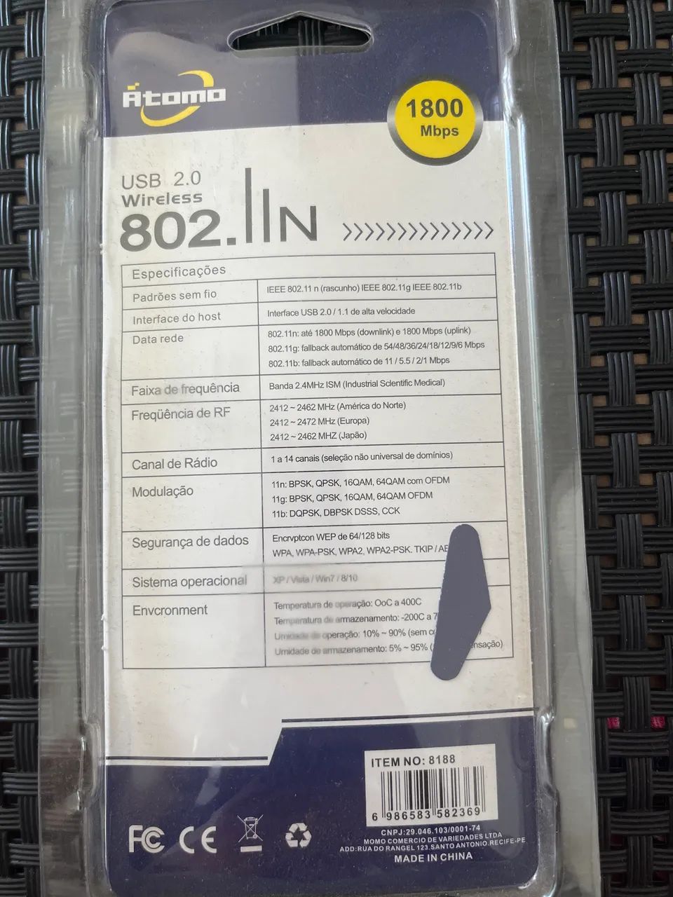 Antena Wireless WI Fi USB 2.0  - Foto 2