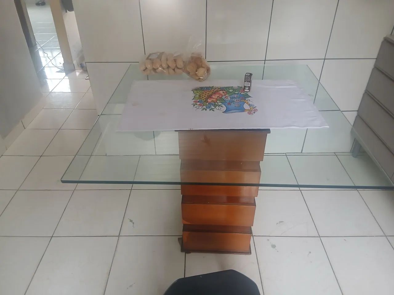 Mesa de vidro 