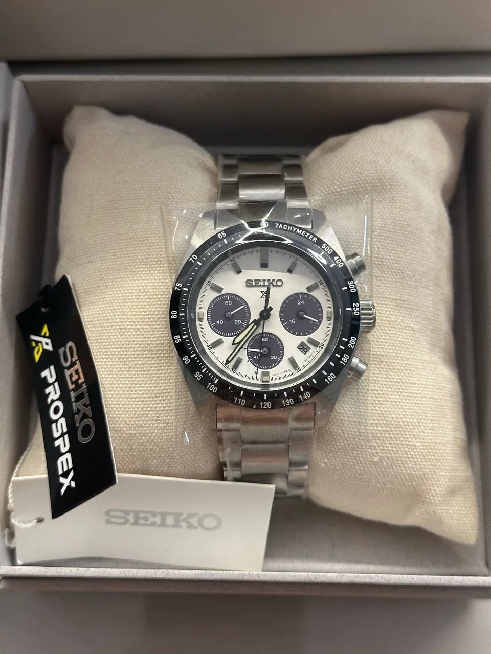 Relógio Seiko Prospex Speedtimer SSC813 ?Panda? - Foto 3