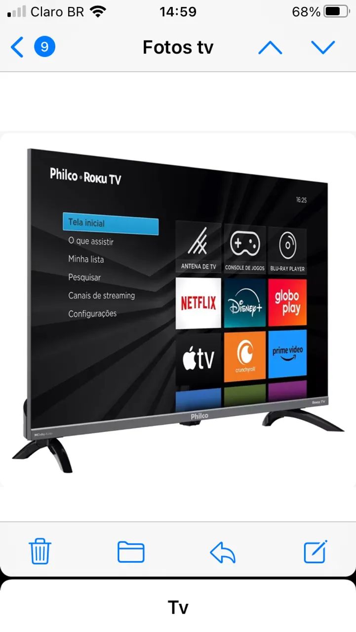 TV PHILCO SMART ROKU 43 Polegadas - Foto 5
