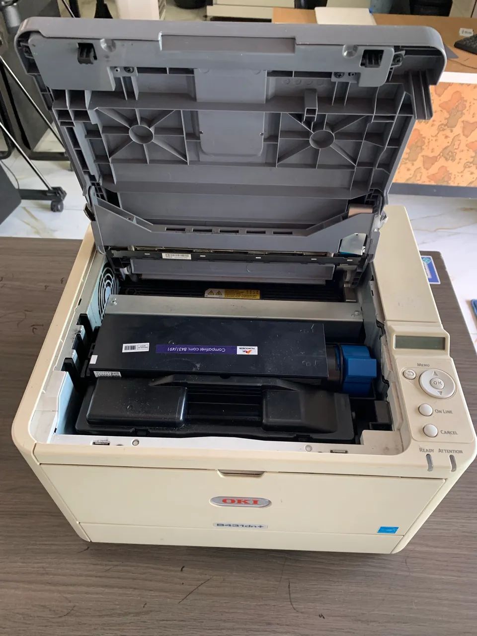 Impressora laser OKI B431dn+ mono - Foto 5