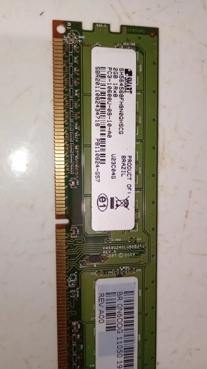 Memória ram 4Gb ddr3