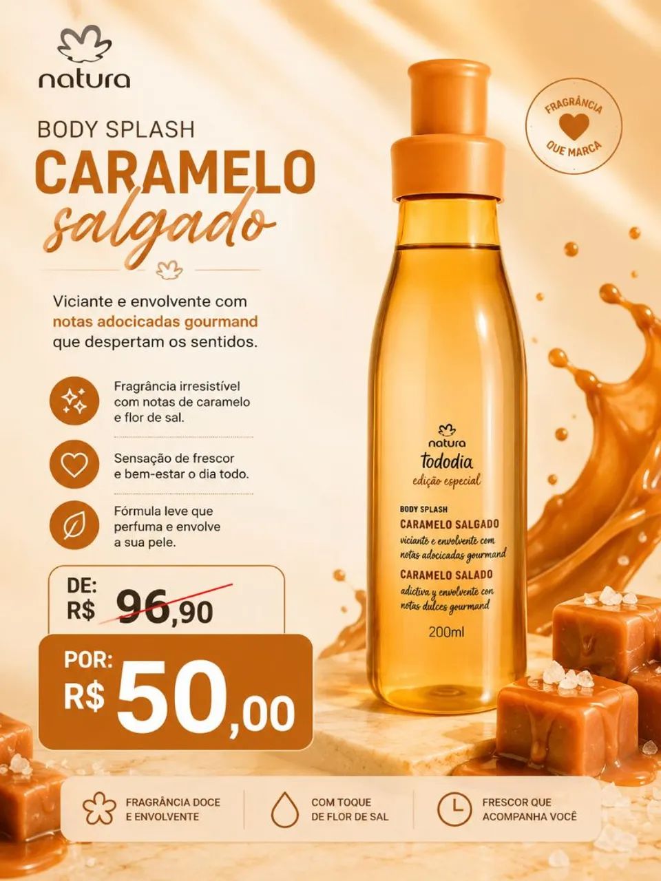 Body splash Caramelo salgado 