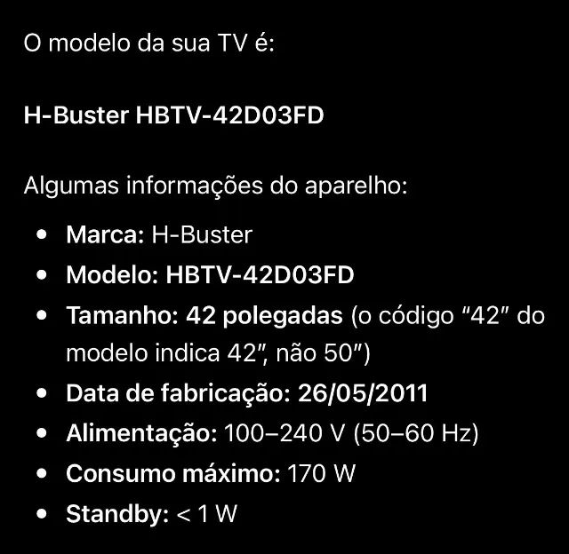 Tv Buster 42 Polegadas - Foto 2