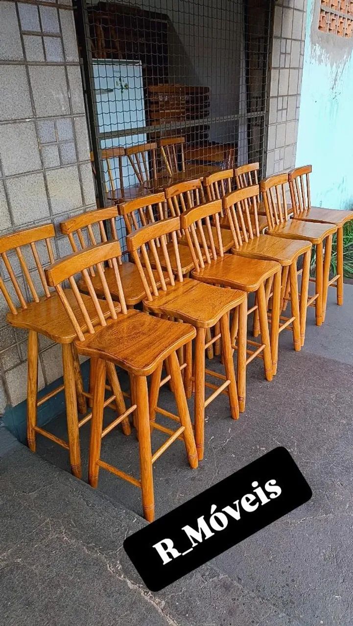 Banquetas de Madeira - Foto 2