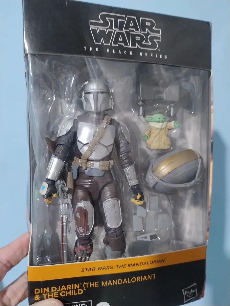 Figura Articulada Mandaloriano e Grogu Star Wars - Foto 5