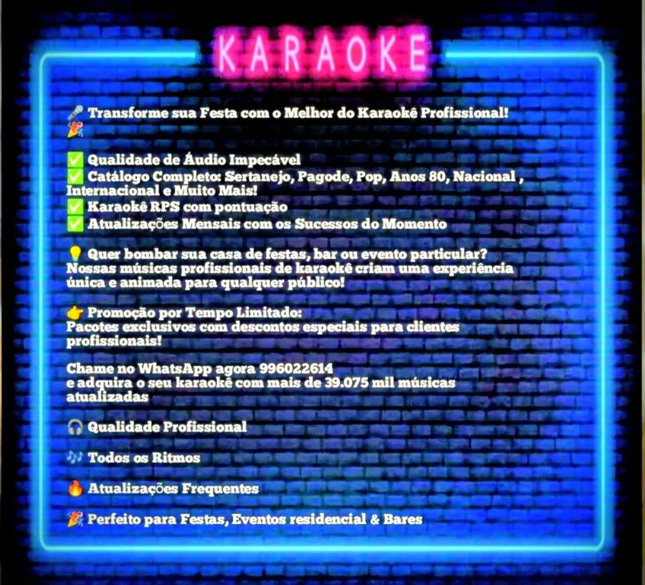 Músicas de Karaokê profissional para bares e restaurantes. - Foto 3