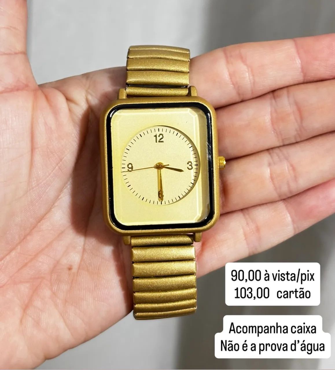 Relógio Feminino Dourado  - Foto 4