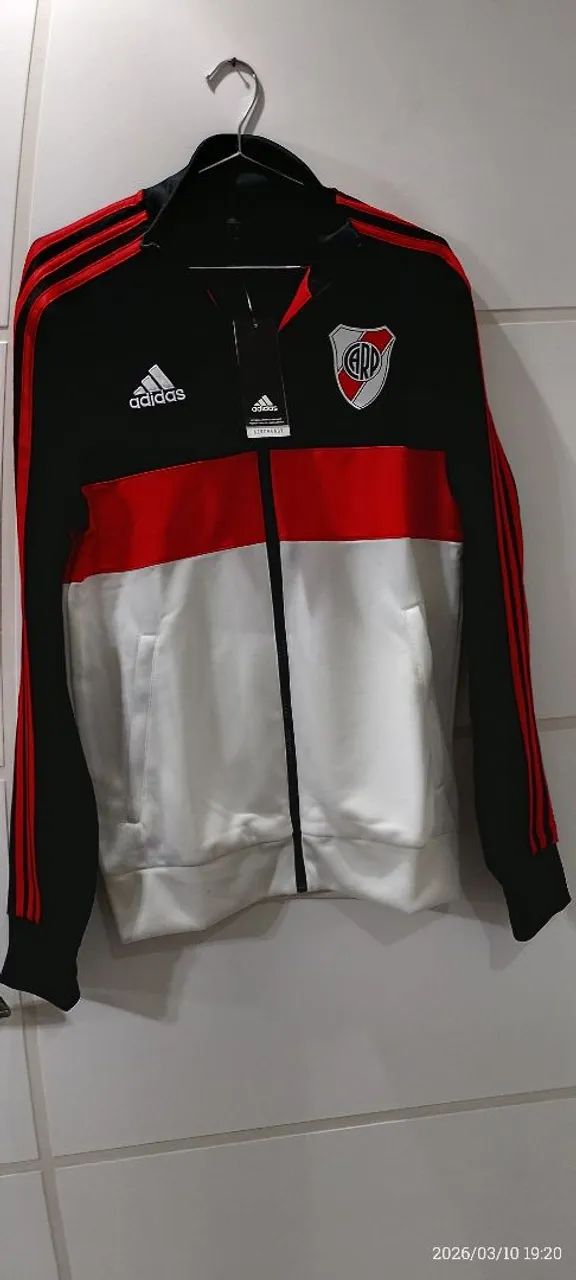 JAQUETA ADIDAS MASCULINA RIVER PLATE ZERADA - Foto 5