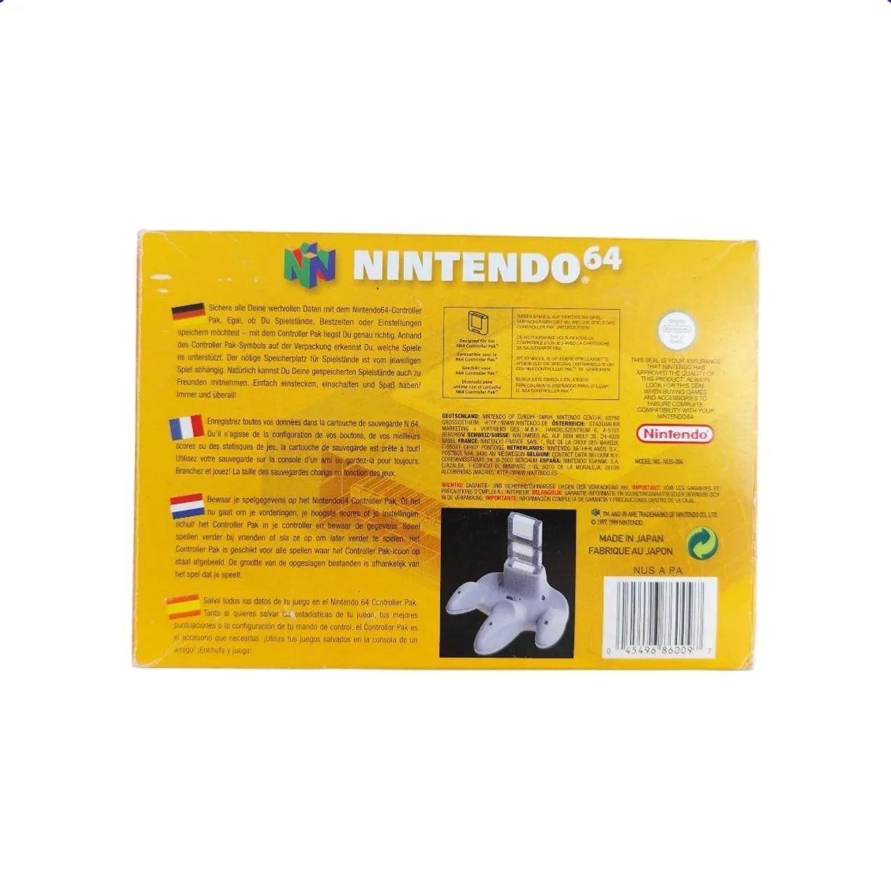 Controller Pak Memory Card Completo Nintendo 64 Original - Foto 2