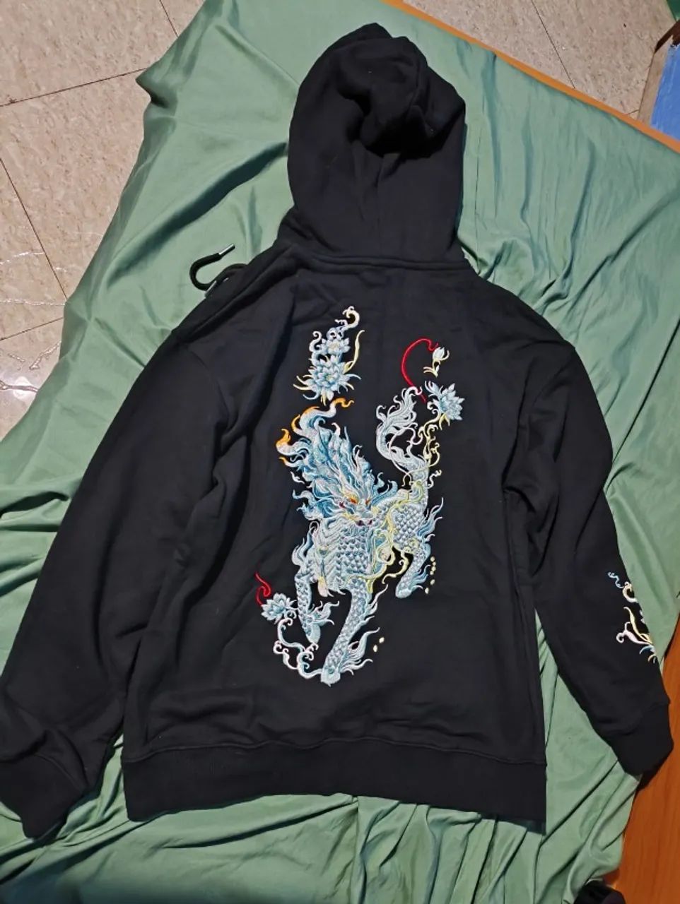 Blusa Dragão do Mar bordada