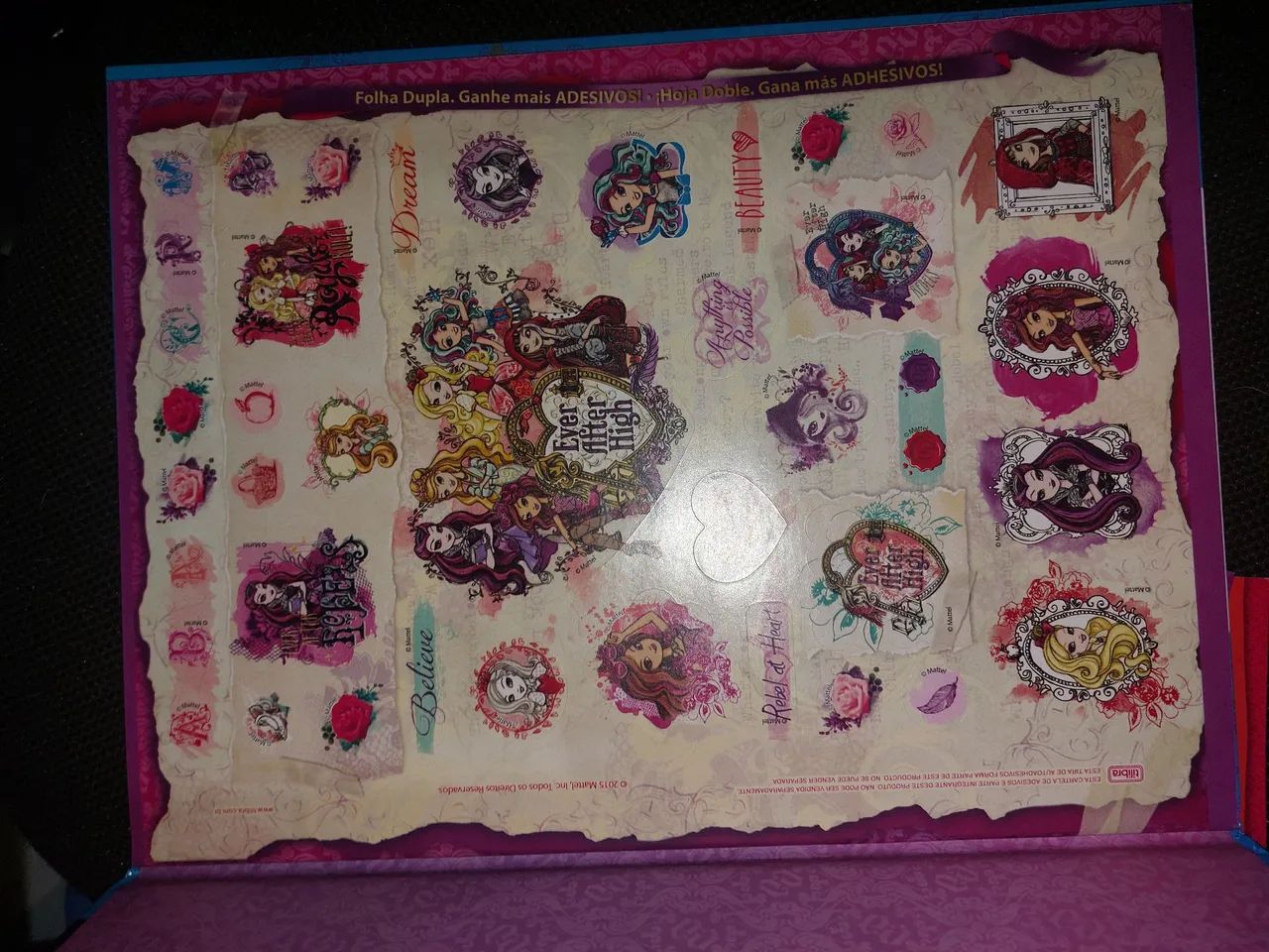 Lote Ever After High EAH Caderno Revistas  - Foto 2