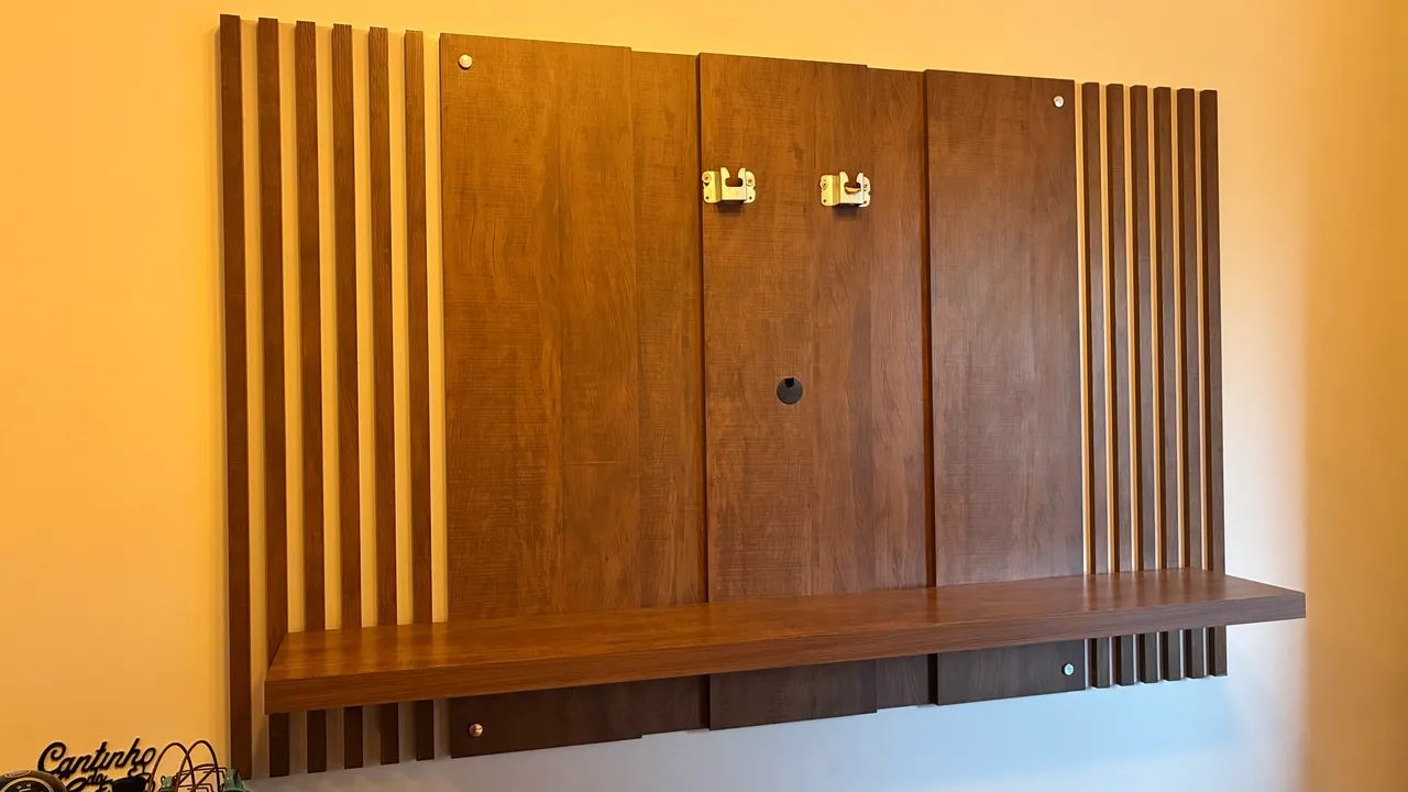 Painel ripado para tv até 60 polegadas / 169 cm largura, 108 cm altura - Foto 3