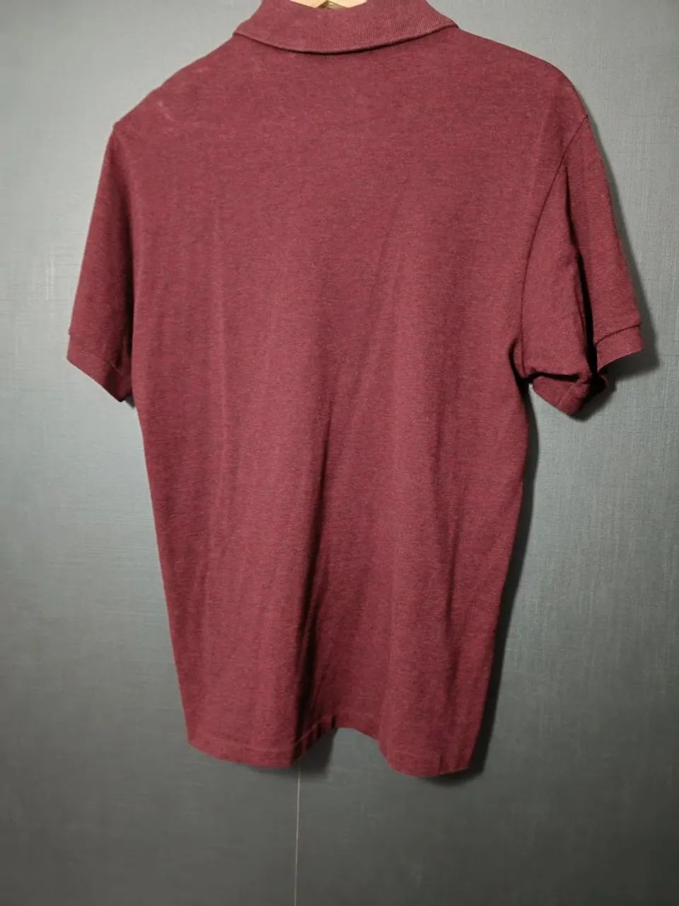 Polo Lacoste classic fit vinho - M - Foto 2