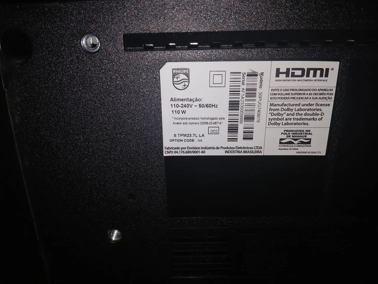 TV 50 Polegadas para retirada de peças.  - Foto 5